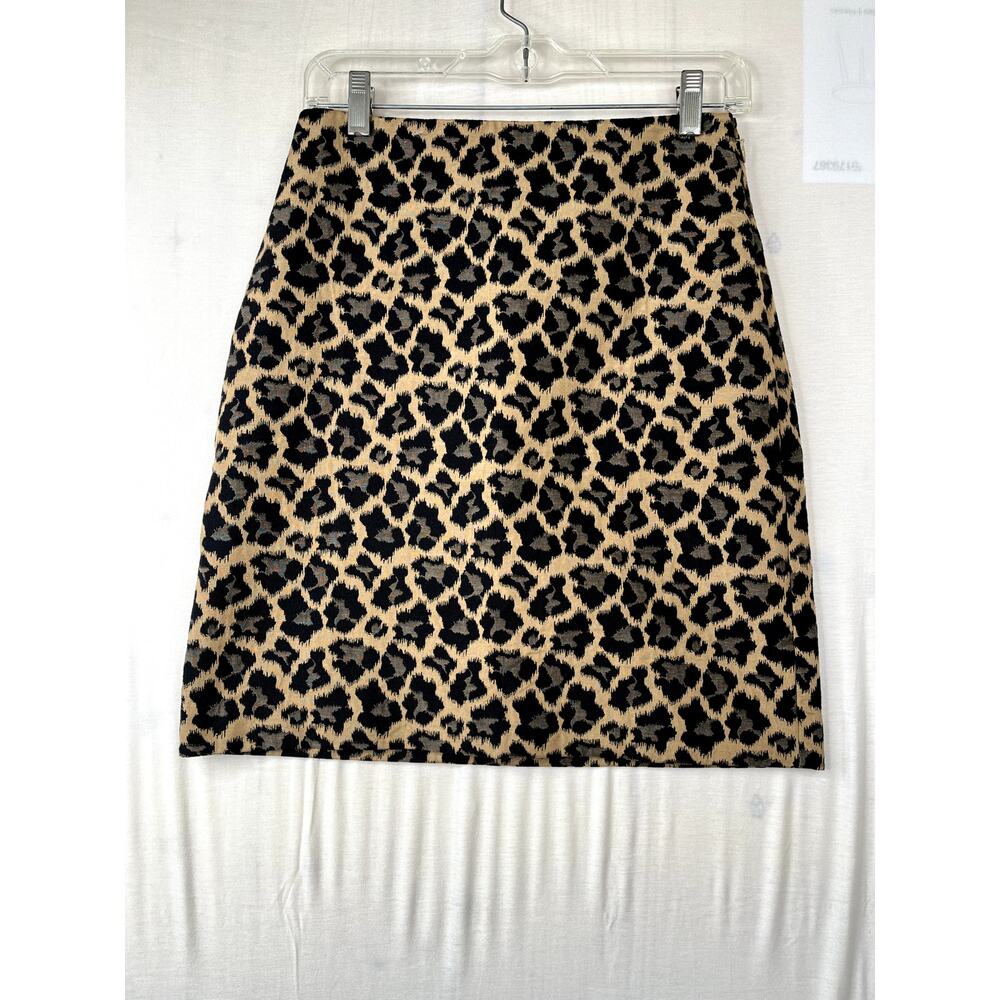 NWT Talbots animal print skirt, size 2P
